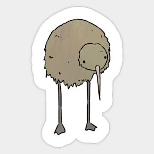 Funny kiwi bird Sticker